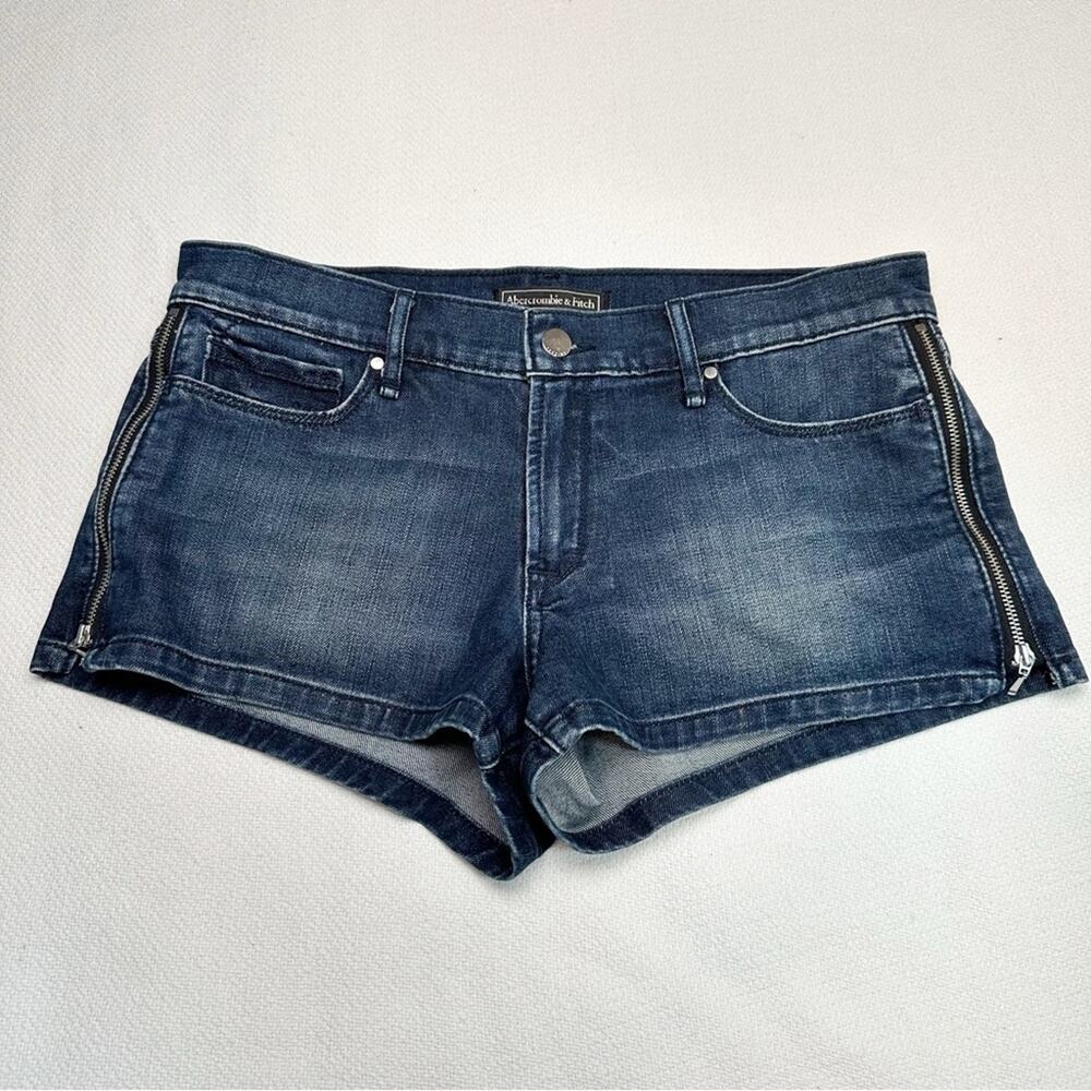 Abercrombie & Fitch Jean Shorts with side zippers